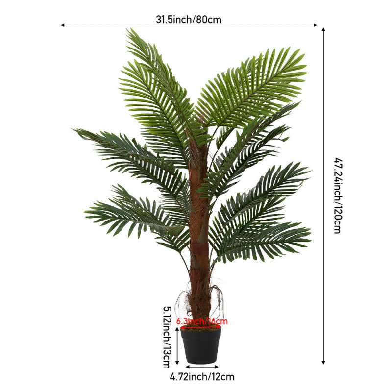 Artificial Palm Tree Potted Plant Home Decoration - Artificial Tree - British D'sire