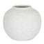 Ashen Large Round Vase - Grey Ceramic Decorative Vase - Vases - British D'sire