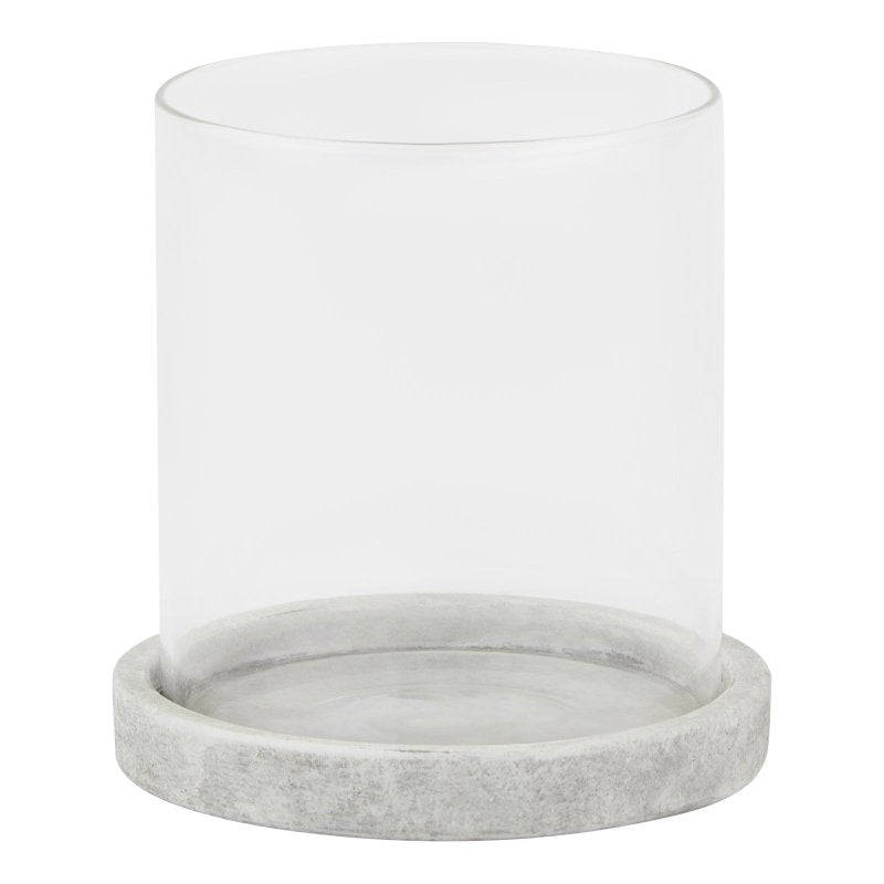 Athena Stone Hurricane Lantern Decorative Home Lantern - Lanterns - British D'sire