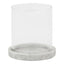 Athena Stone Hurricane Lantern Decorative Home Lantern - Lanterns - British D'sire