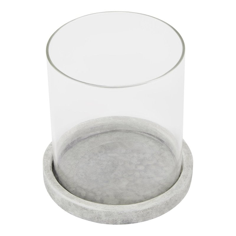 Athena Stone Hurricane Lantern Decorative Home Lantern - Lanterns - British D'sire
