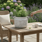 Athena Stone Hydria Pot Decorative Home Accessory - Plant Pot - British D'sire