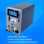 ATTEN APS22 - 5A 22V 5A USB Digital Variable Adjustable Laboratory DC Power Supply For Mobile Repair, EU Plug - British D'sire