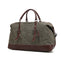 AUGUR 2012 Portable Casual Canvas Travel Handbag Baggage Shoulder Crossby Bag(Army Green) - British D'sire