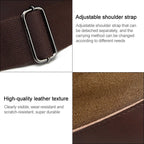 AUGUR 2012 Portable Casual Canvas Travel Handbag Baggage Shoulder Crossby Bag(Coffee) - British D'sire