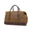 AUGUR 2012 Portable Casual Canvas Travel Handbag Baggage Shoulder Crossby Bag(Coffee) - British D'sire