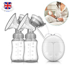Automatic Double Electric Breast Pump + Lid & Nipple Kit | Efficient Breastfeeding Pump - British D'sire