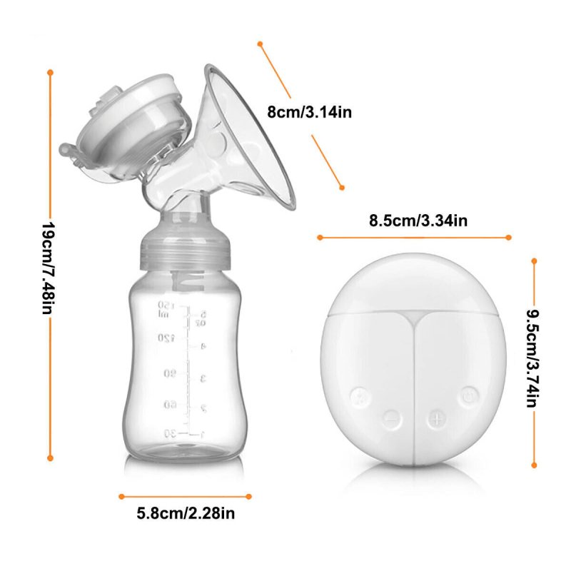 Automatic Double Electric Breast Pump + Lid & Nipple Kit | Efficient Breastfeeding Pump - British D'sire