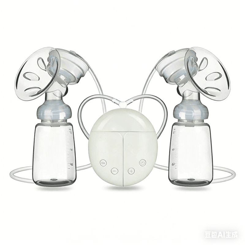 Automatic Double Electric Breast Pump + Lid & Nipple Kit | Efficient Breastfeeding Pump - British D'sire