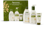 AVEENO Daily Moisturising Gift Set with Body Wash 300ml, Body Lotion 300ml and Hand Cream 75ml, Sensitive Skin Gift, 3-Step Skincare Regime, Christmas Gift - British D'sire