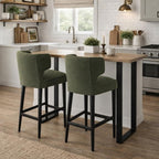 Avia Moss Barstool for Home Interiors - Seating - British D'sire