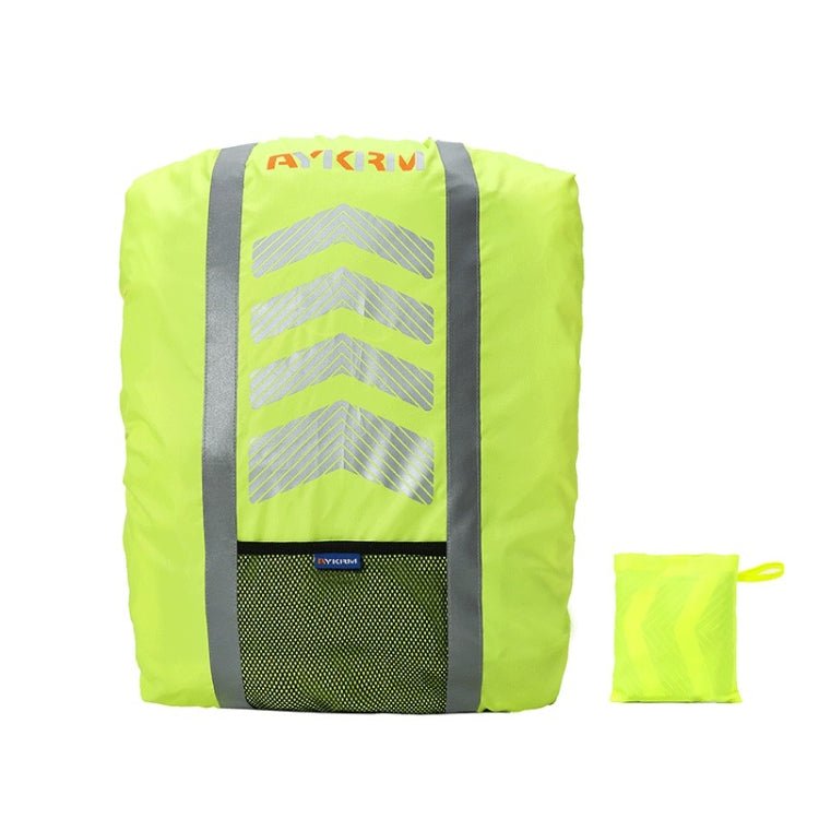 AYKRM AS6 - 007 Cycling Backpack Dust - proof Reflective Waterproof Cover(Fluorescent Green) - British D'sire Main image
