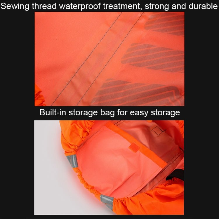 AYKRM AS6 - 007 Cycling Backpack Dust - proof Reflective Waterproof Cover(Fluorescent Red) - British D'sire