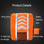 AYKRM AS6 - 007 Cycling Backpack Dust - proof Reflective Waterproof Cover(Fluorescent Red) - British D'sire