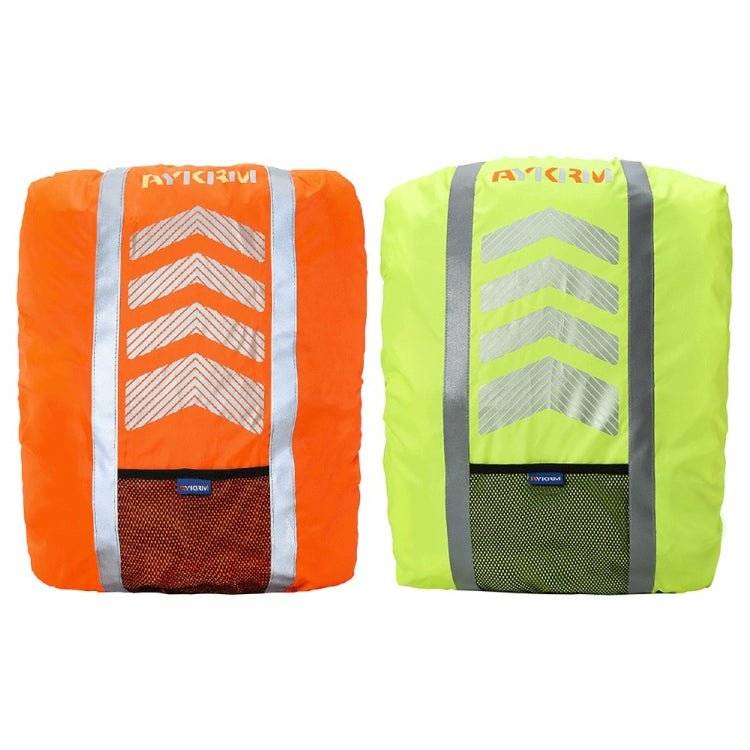 AYKRM AS6-007 Cycling Backpack Dust-proof Reflective Waterproof Cover(Fluorescent Red) Secondary image