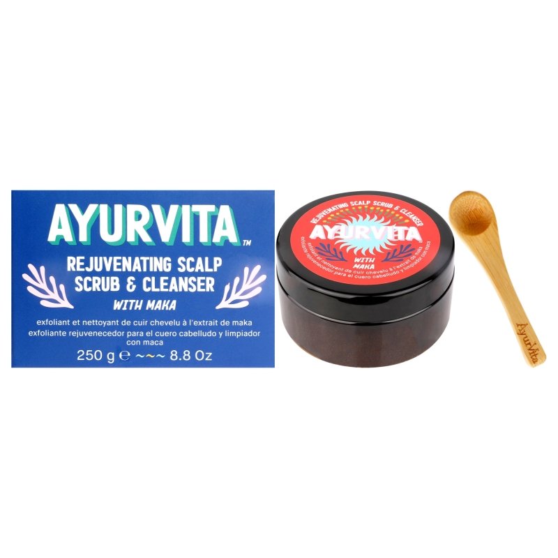 AyurVita - Maka Rejuvenating Scalp Scrub and Cleanser for Unisex 6.7 oz Cleanser - Cleanser - British D'sire Main image