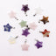 Gemstone Stars Pendants (12 Assorted) 20X6Mm
