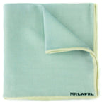 Baby Blue Wool Pocket Square - All Products - British D'sire