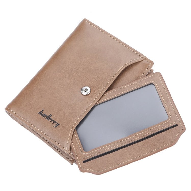 Baellerry D3218 Men Short Multi - Card Slot Zipper Wallet Large Capacity Card Holder(Black) - British D'sire