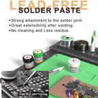 BAKU BA - 5052 BGA Solder Paste for Mobile Phone Repair 35g Tin 35 - 45 Microns, 138 Celsius Melting Point - British D'sire
