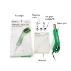 BAKU BA - 8034 650W Hot Air Blower 100 - 500 Degrees Celsius Heat Tool With 3 Nozzles 110V US Plug - British D'sire