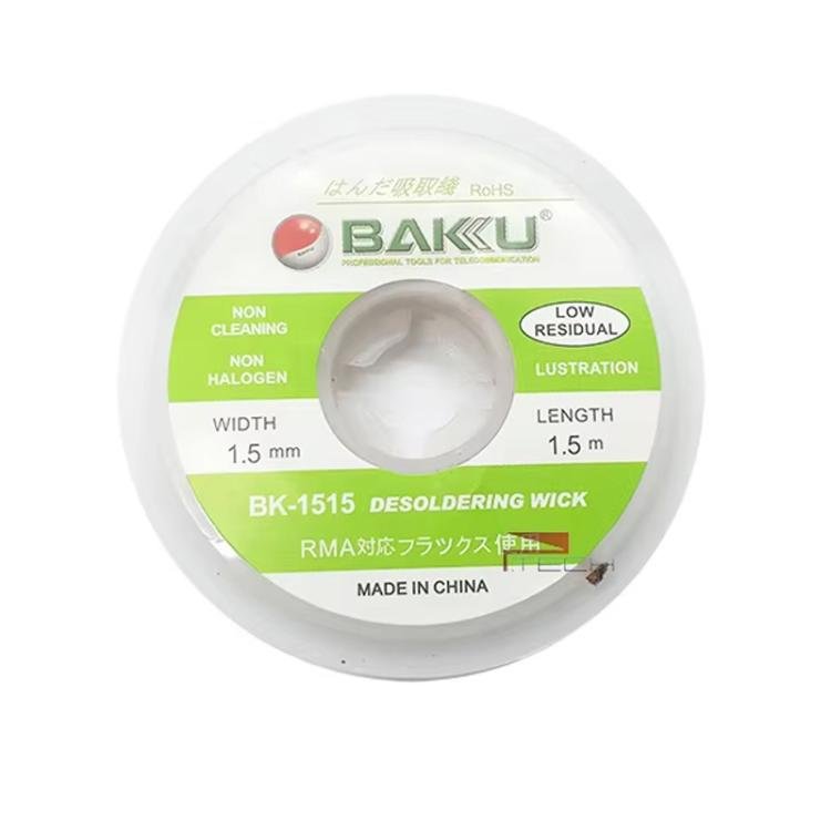 BAKU BK - 1515 Solder Wick Remover Desoldering Braid for Electronics Repair - British D'sire Main image
