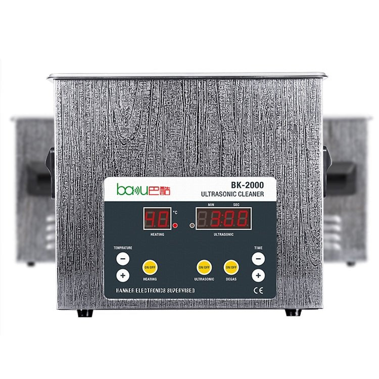 BAKU BK-2000 120W 3.36L LCD Display Heating Ultrasonic Cleaner with Basket, AC 220V, EU Plug Secondary image