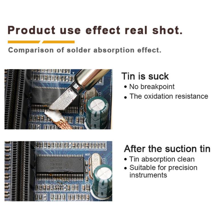 BAKU BK - 2015 Solder Wick Remover Desoldering Braid for Electronics Repair - British D'sire