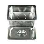BAKU BK - 3050 35W / 50W Adjustable 0.8L LCD Display Ultrasonic Cleaner, AC 220V - British D'sire