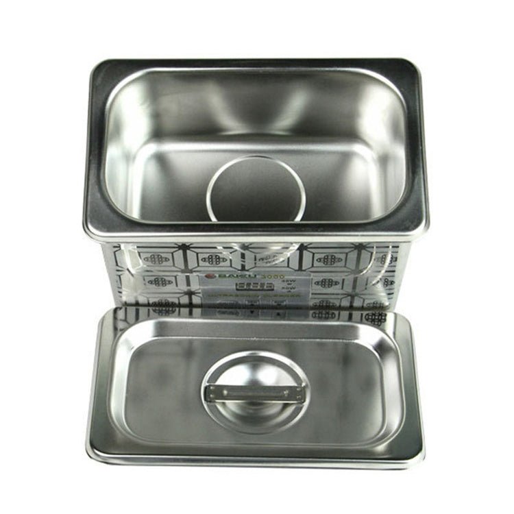 BAKU BK - 3050 35W / 50W Adjustable 0.8L LCD Display Ultrasonic Cleaner, AC 220V - British D'sire