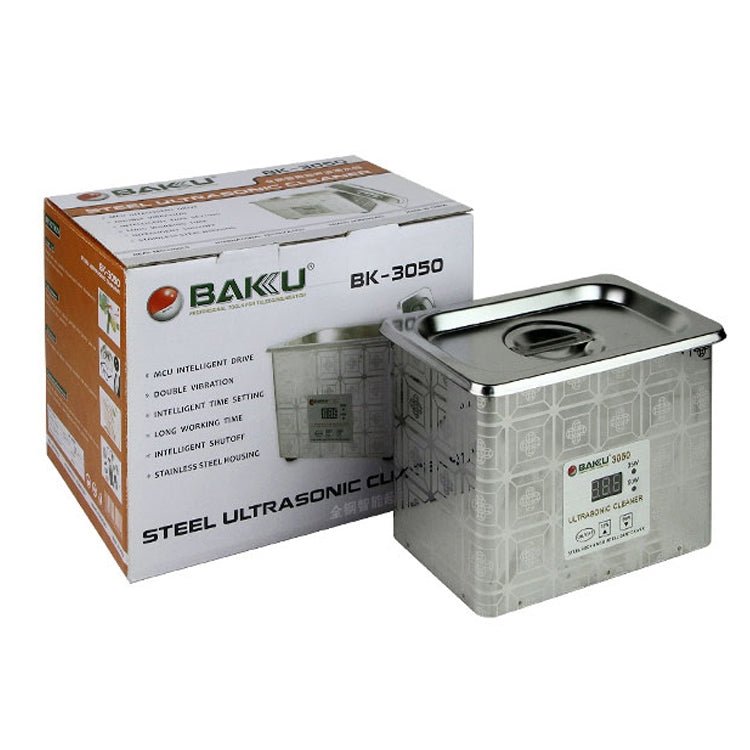 BAKU BK - 3050 35W / 50W Adjustable 0.8L LCD Display Ultrasonic Cleaner, AC 220V - British D'sire