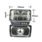 BAKU BK - 3550 35W / 50W Adjustable 0.8L LCD Display Ultrasonic Cleaner, AC 110V, US Plug - British D'sire