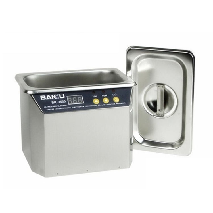 BAKU BK - 3550 35W / 50W Adjustable 0.8L LCD Display Ultrasonic Cleaner, AC 220V, EU Plug - British D'sire
