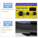 BAKU BK - 601D AC 110V LED Display 2 in 1 Hot Air Gun Soldering Iron Soldering Station - British D'sire
