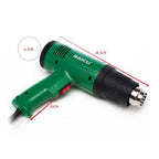BAKU BK - 8033 1600W 50Hz Hot Air Gun, AC 220V, EU Plug - British D'sire