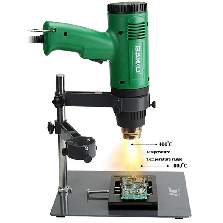 BAKU BK - 8033 1600W 50Hz Hot Air Gun, AC 220V, EU Plug - British D'sire