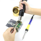 BAKU BK - 878L2 AC 110V LED Display 2 in 1 Hot Air Gun Soldering Iron Soldering Station - British D'sire
