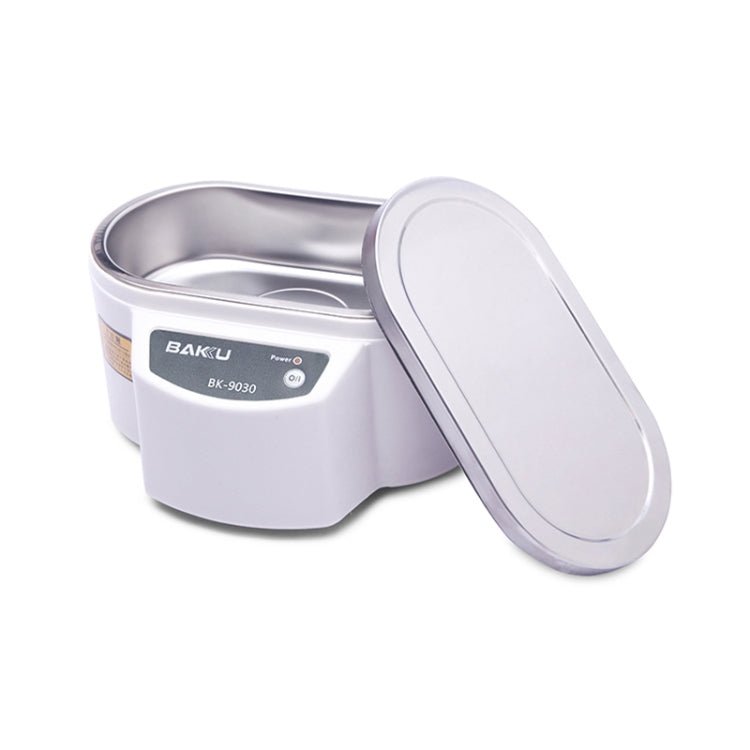 BAKU BK-9030 30W 0.8L LCD Display Ultrasonic Cleaner, AC 220V, EU Plug(White) Secondary image