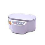 BAKU BK - 9050 30W / 50W Adjustable 0.6L LCD Display Ultrasonic Cleaner, AC 110V(White) - British D'sire