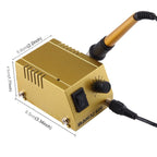 BAKU BK - 938 AC 220V 1 - 18W Mini Thermostatic Soldering Station Electric Iron, EU Plug (Random Color Delivery) - British D'sire