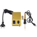 BAKU BK - 938 AC 220V 1 - 18W Mini Thermostatic Soldering Station Electric Iron, EU Plug (Random Color Delivery) - British D'sire