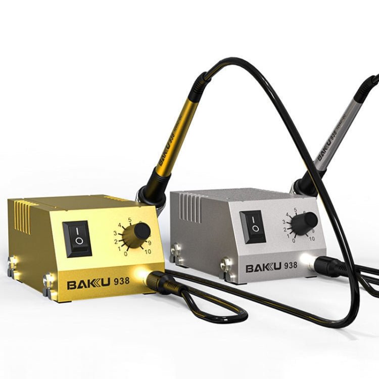 BAKU BK-938 Powerful Mini Anti-static Soldering Station Welder Machine, EU Plug (Silver) Secondary image