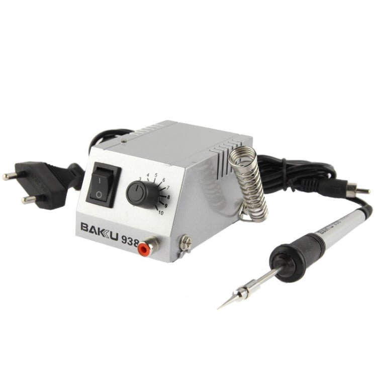 BAKU BK - 938 Powerful Mini Anti - static Soldering Station Welder Machine, EU Plug (Silver) - British D'sire Main image