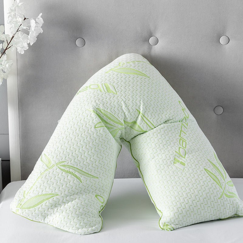 Bamboo Memory Foam Pregnancy V Shape Pillow Secondary image