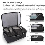 BANGE BG - 1916 Men Backpack Large Capacity Shoulder Computer Bag(Black) - British D'sire