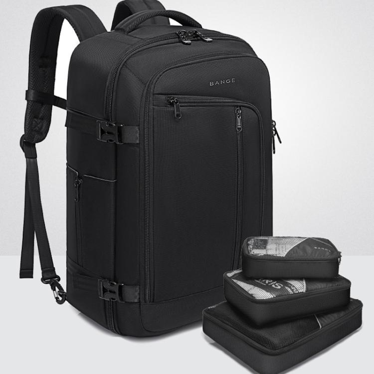 BG-1916 Men Backpack Large Capacity Shoulder Computer Bag(Black) Secondary image
