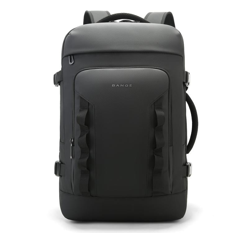 BANGE BG - 3055 Men Large Capacity Shoulder Bag Expanded Capacity Business Travel Backpack(Black) - British D'sire Main image