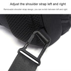 BANGE Fashion Casual Shoulder Bag Outdoor USB Chest Bag (Black) - British D'sire