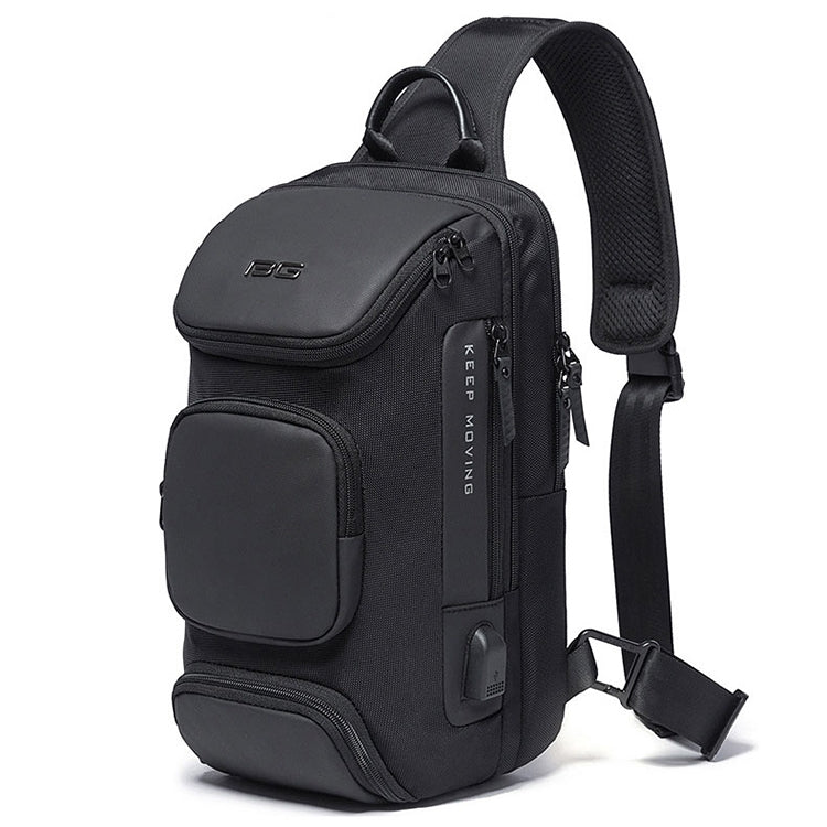 BANGE Fashion Travel Chest Bag Business Backpack Single Shoulder Bag (Black) - British D'sire