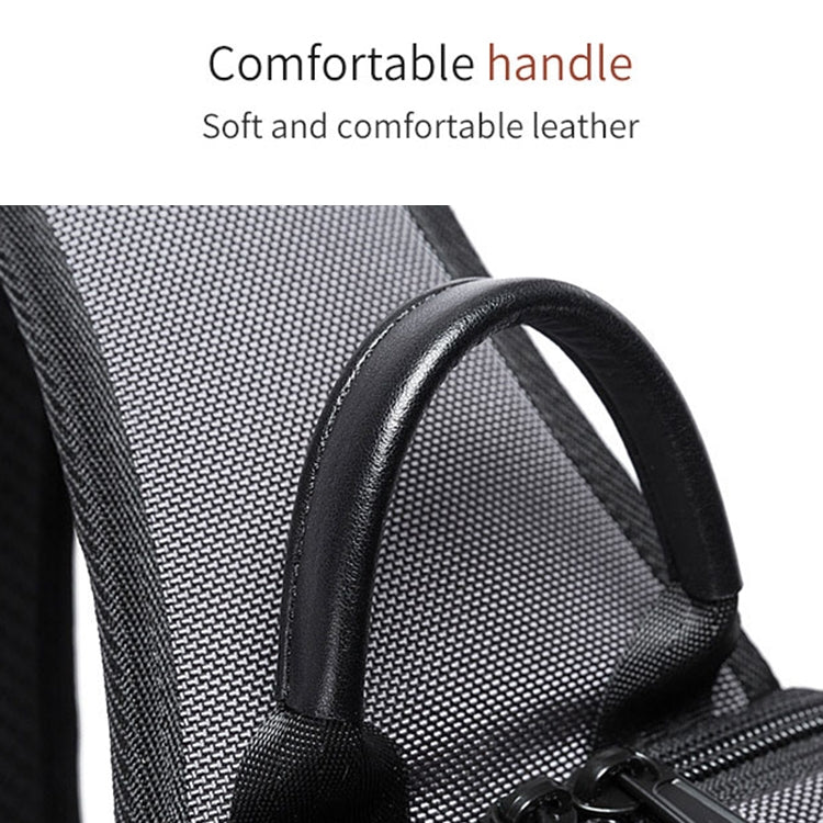BANGE Fashion Travel Chest Bag Business Backpack Single Shoulder Bag (Black) - British D'sire